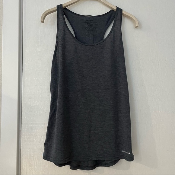 Patagonia Gray Racerback Tank Top Small - Picture 1 of 4
